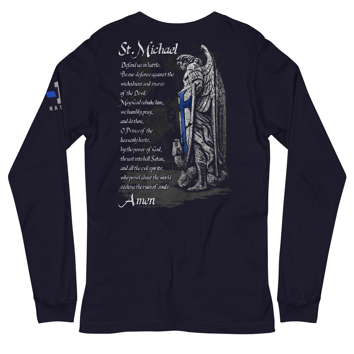 Saint Michael the Archangel Prayer Long Sleeve
