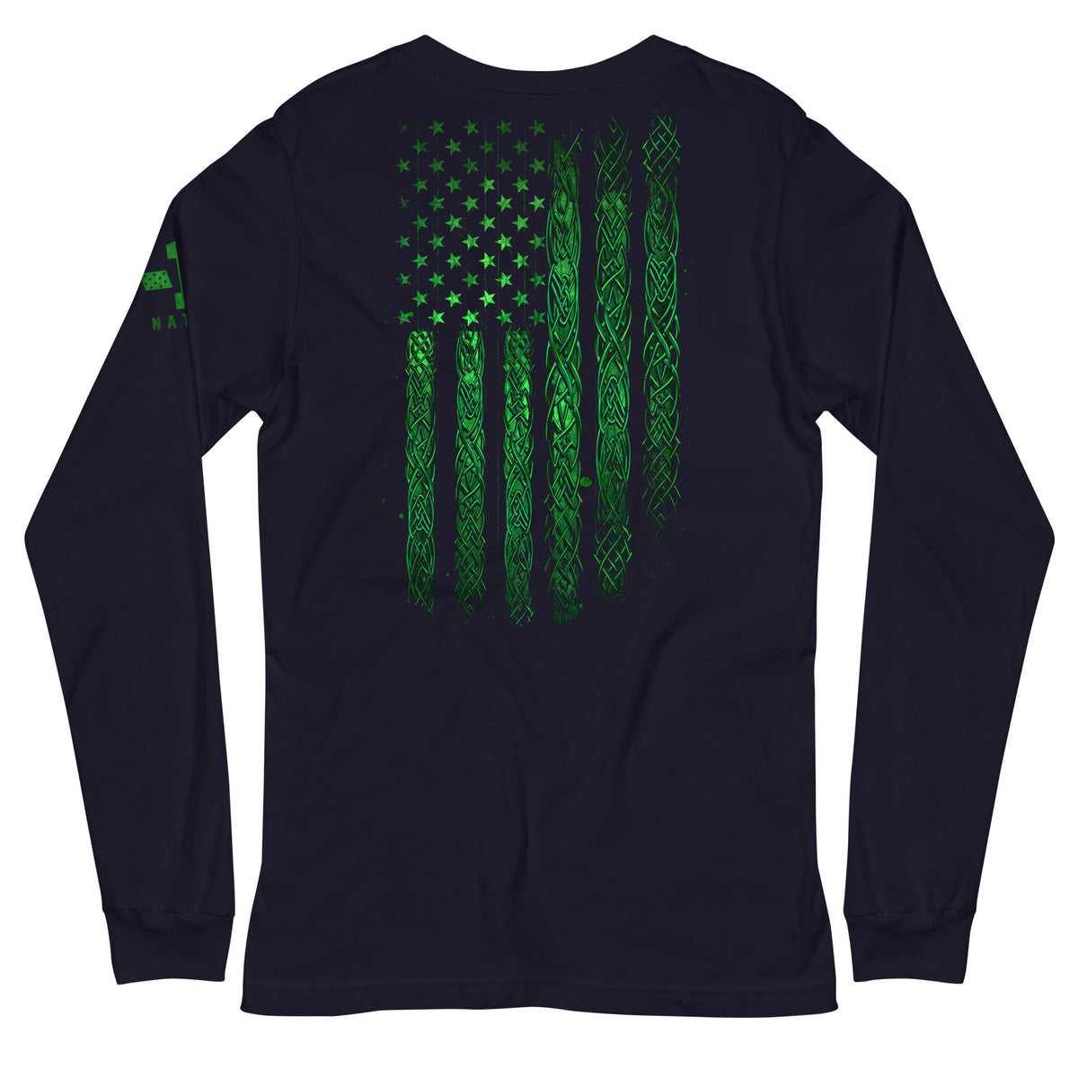 Celtic American Flag Long Sleeve