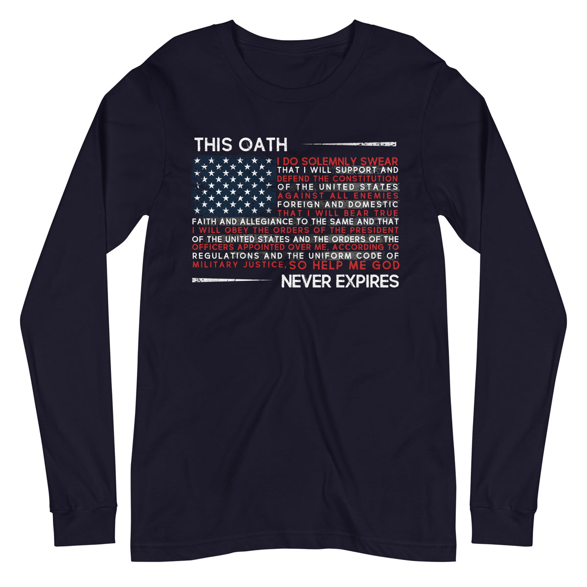 Veteran Oath Long Sleeve