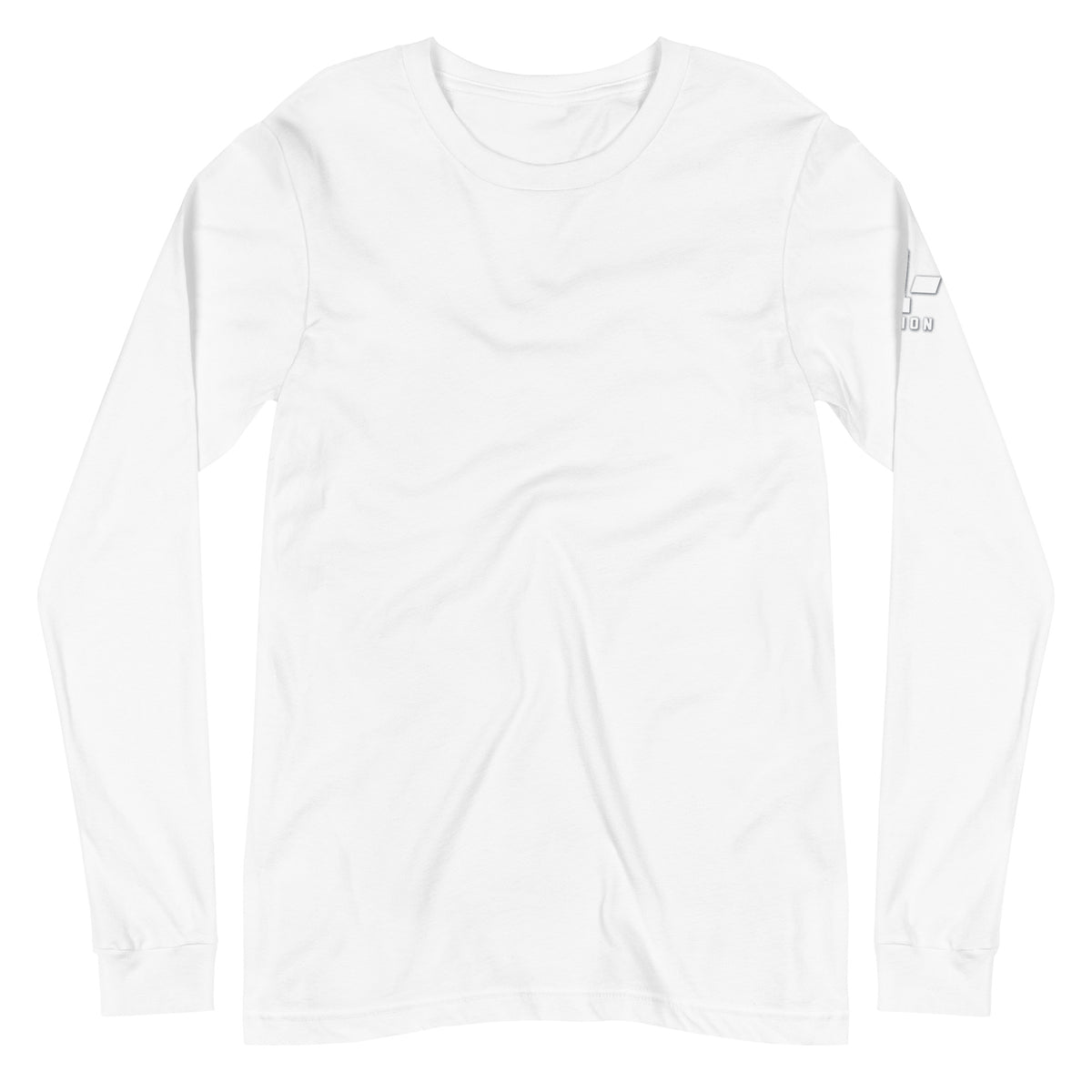 White Out American Flag Long Sleeve