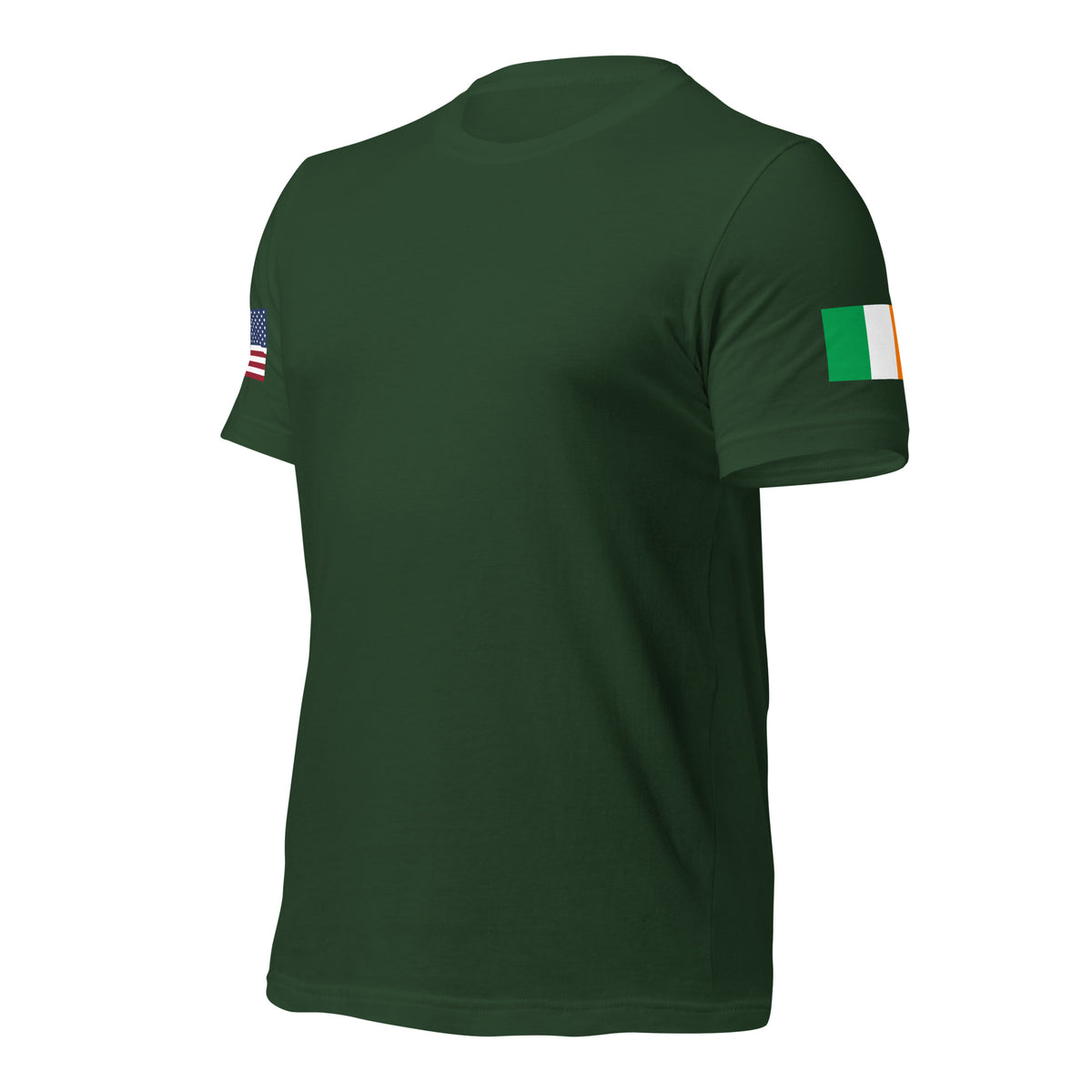 Ireland Flag American Flag Basic