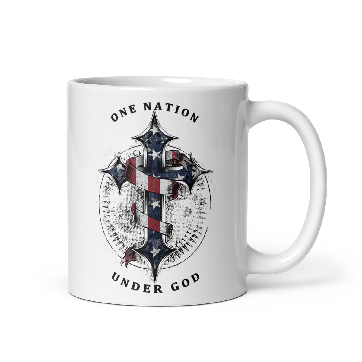 One Nation Under God: Light Mug