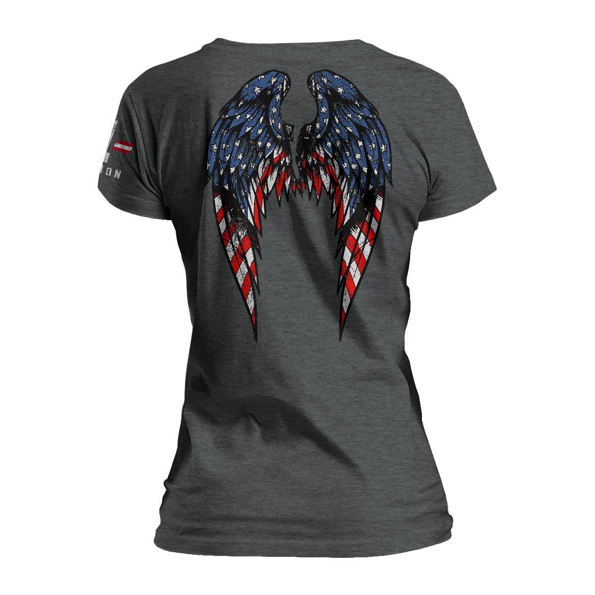 American Flag Angel Wings - Women&#39;s Relaxed Fit