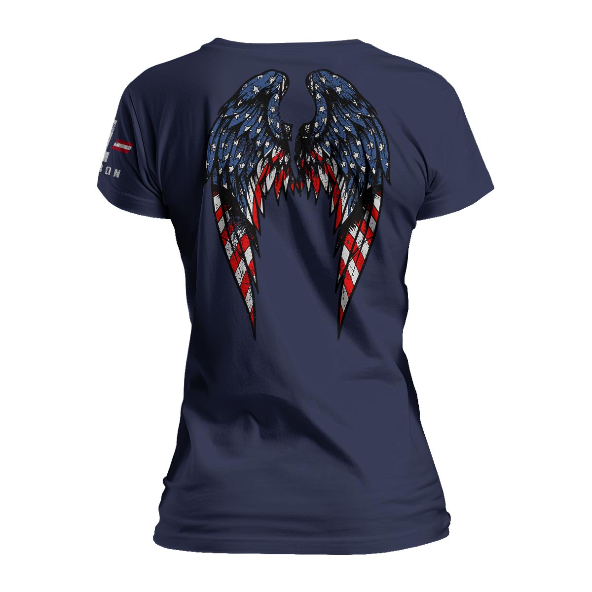 American Flag Angel Wings - Women&#39;s Relaxed Fit