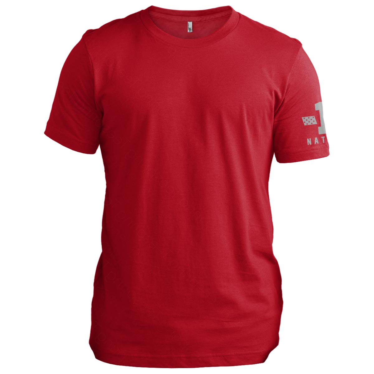 American Flag: Distressed Silver