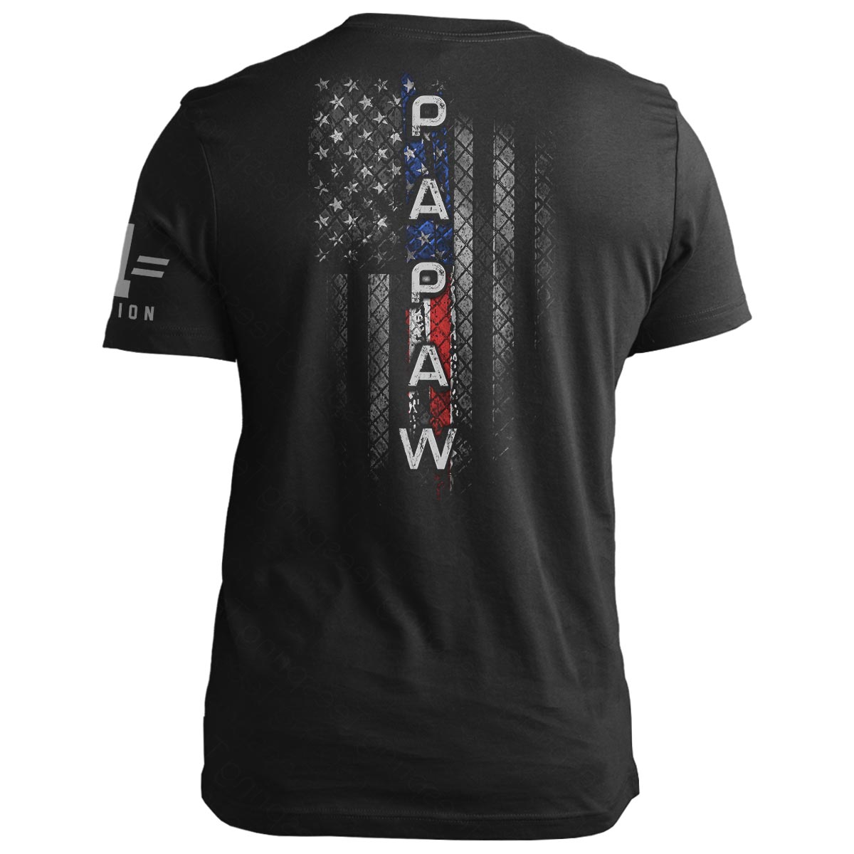 PAPAW American Flag Vertical