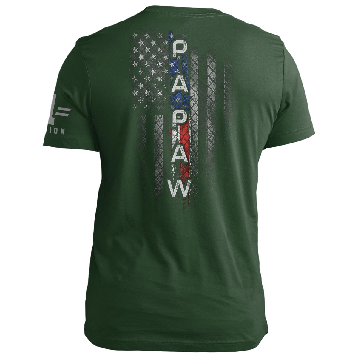 PAPAW American Flag Vertical