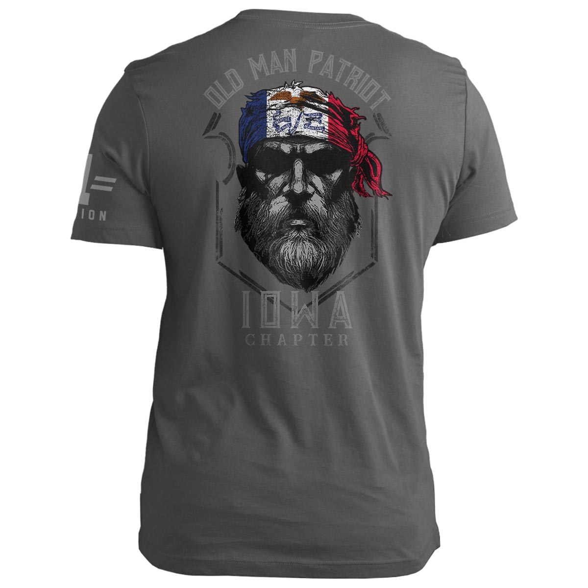 Iowa Old Man Patriot