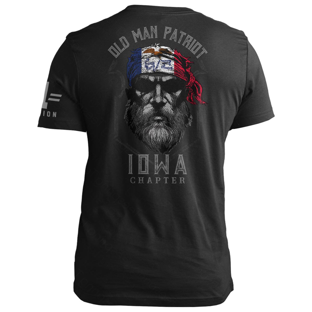 Iowa Old Man Patriot