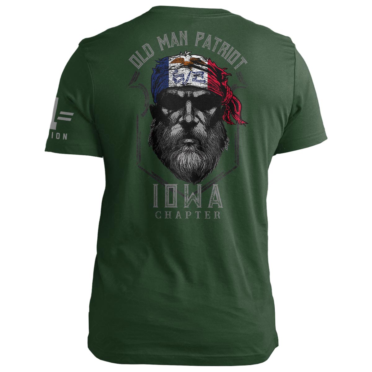 Iowa Old Man Patriot