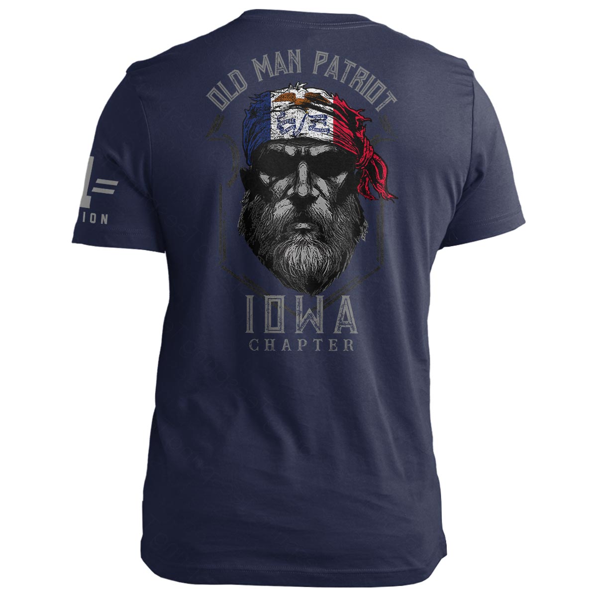 Iowa Old Man Patriot