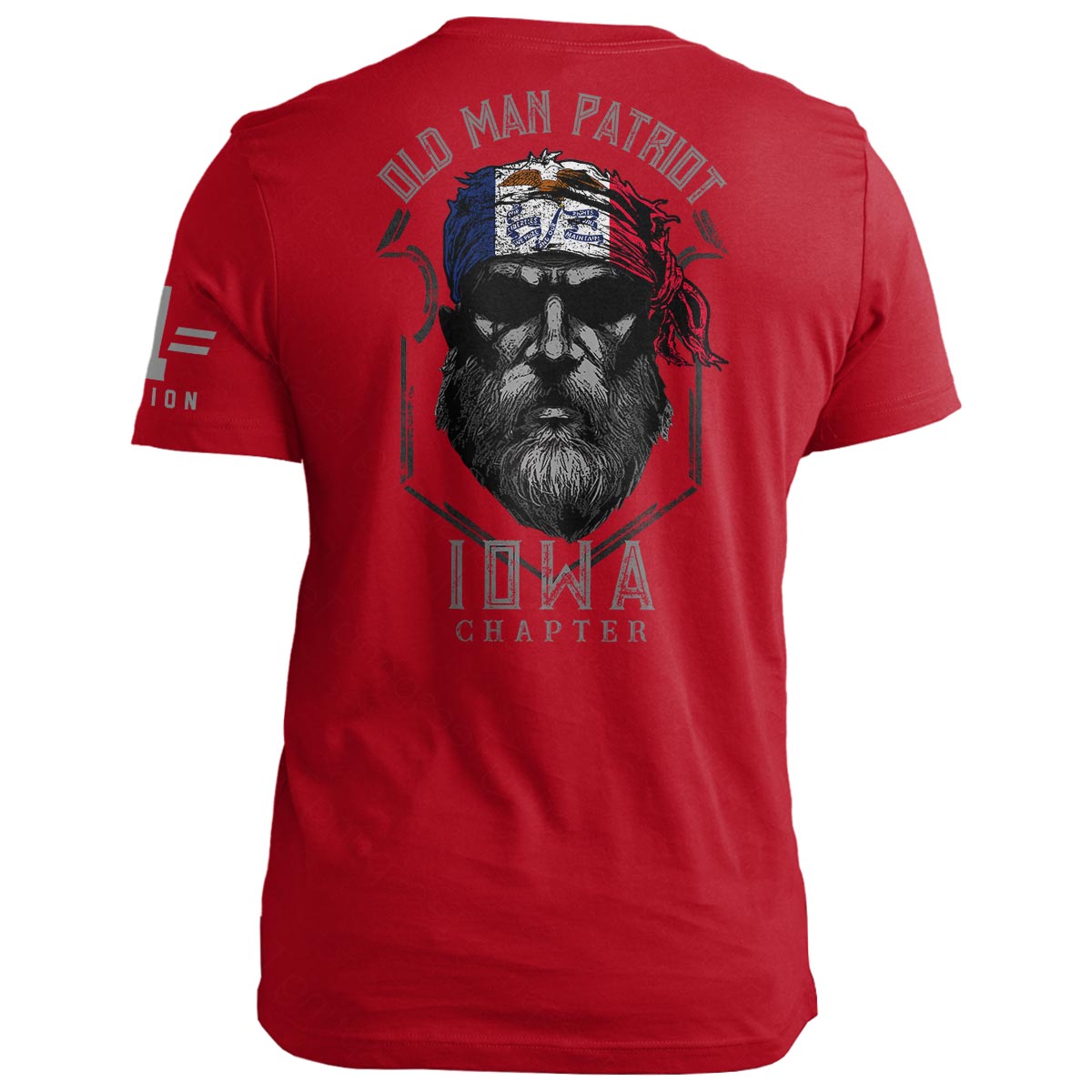Iowa Old Man Patriot