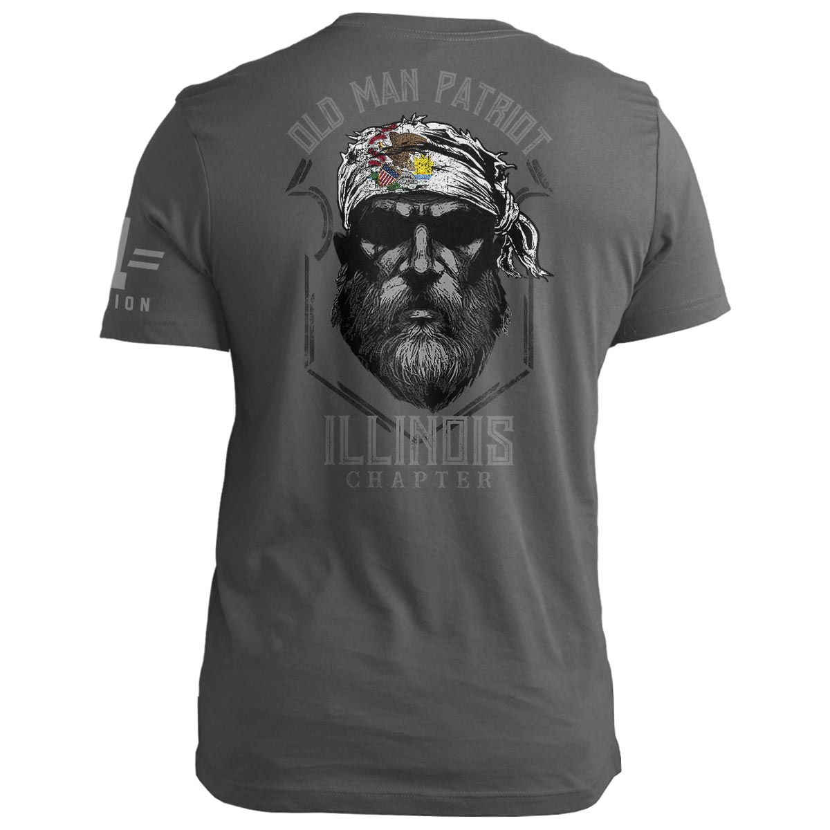 Illinois Old Man Patriot