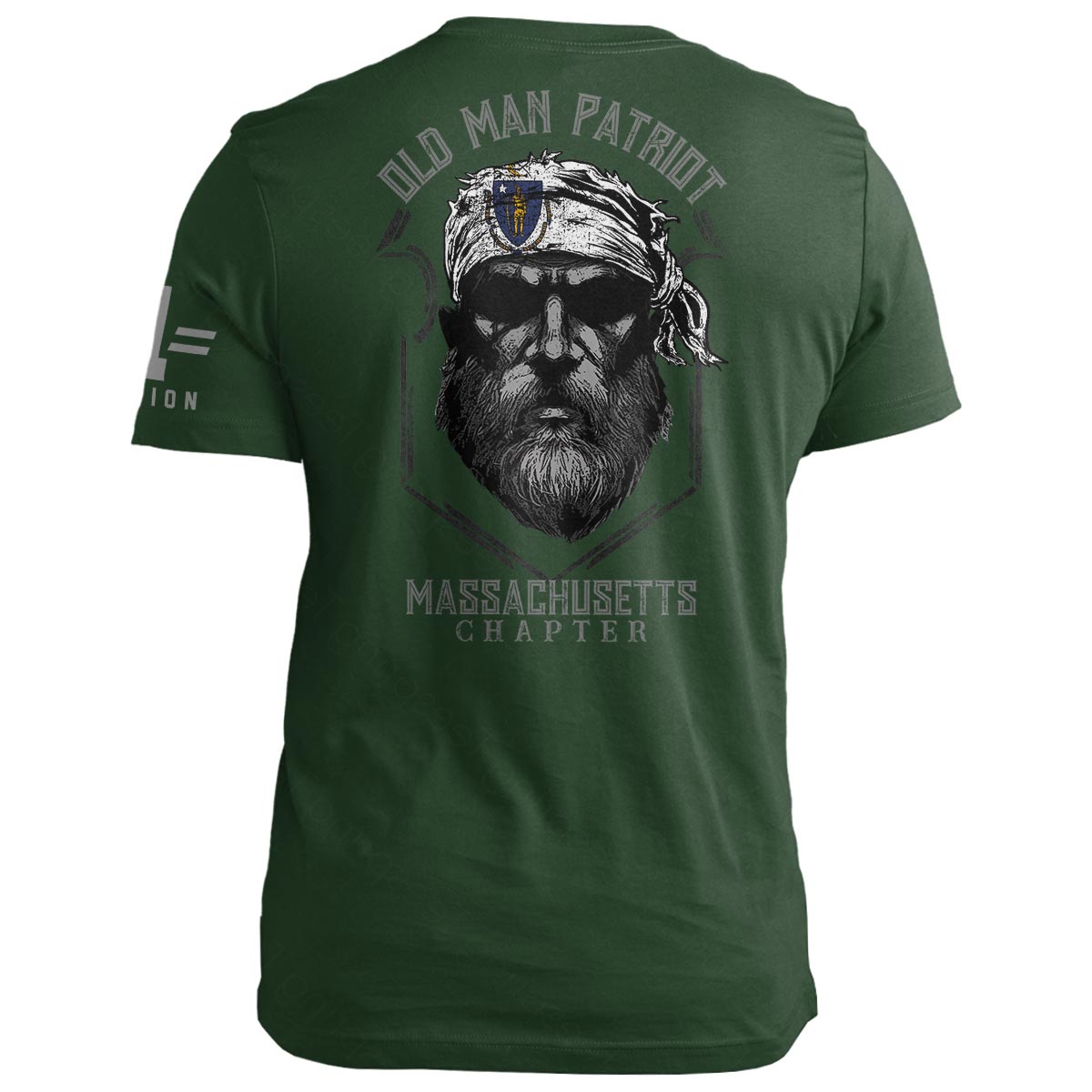 Massachusetts Old Man Patriot