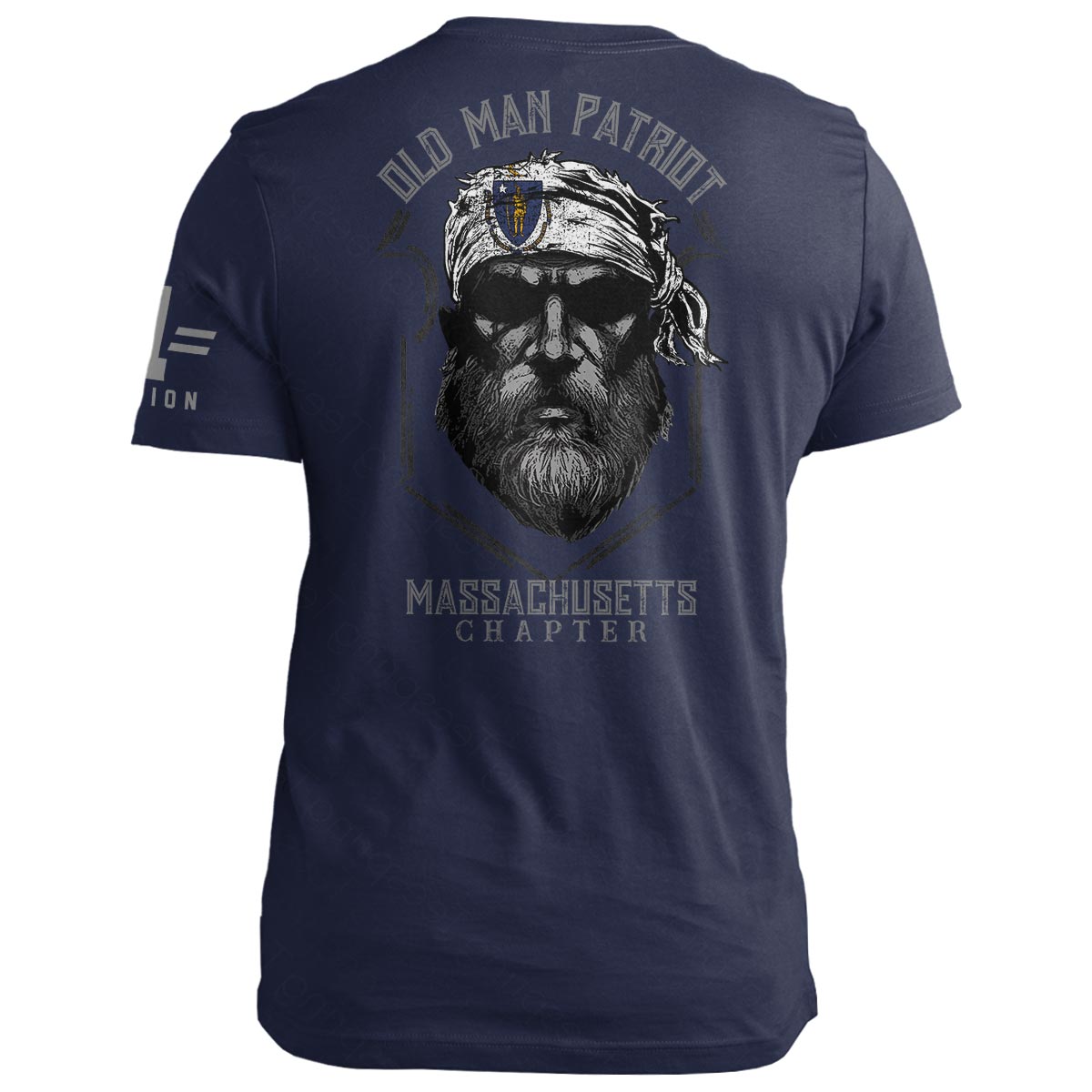 Massachusetts Old Man Patriot