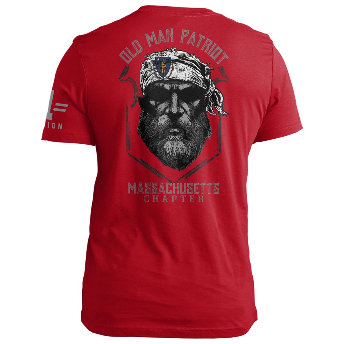 Massachusetts Old Man Patriot