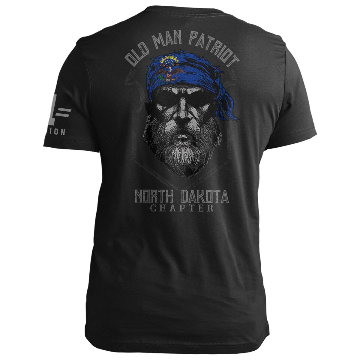 North Dakota Old Man Patriot