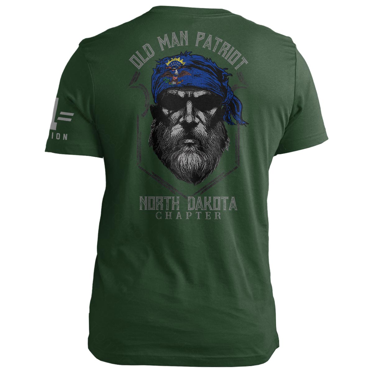 North Dakota Old Man Patriot