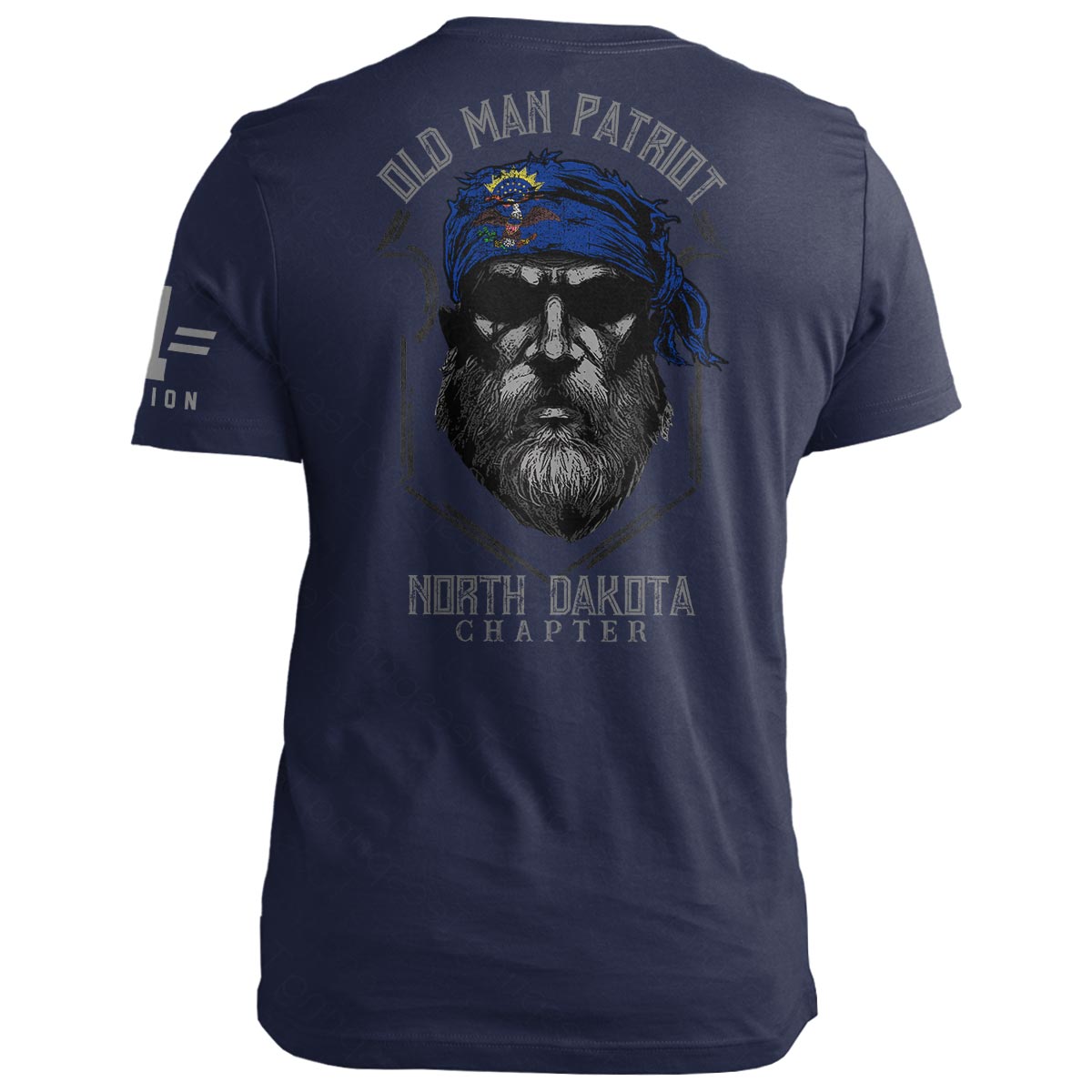 North Dakota Old Man Patriot
