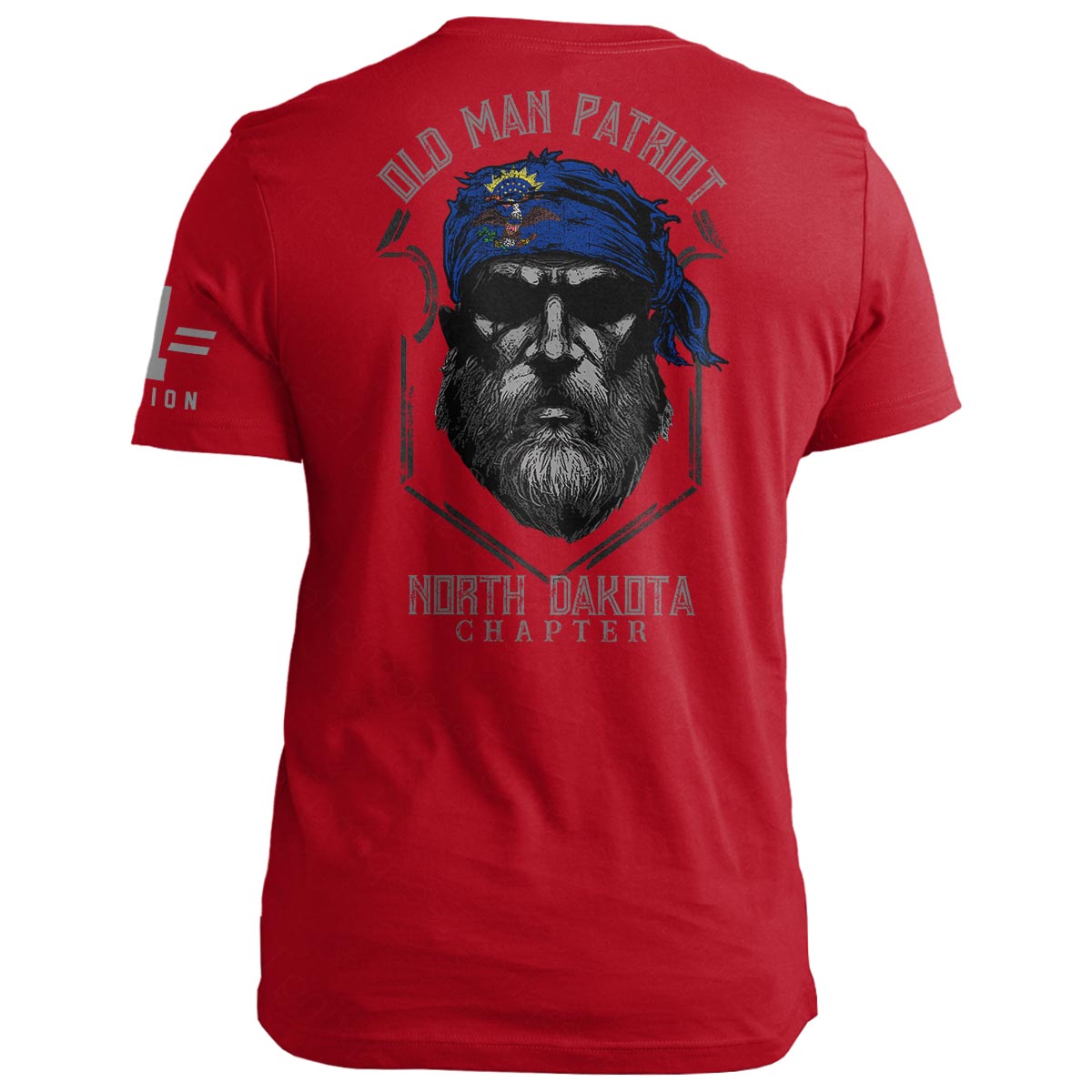 North Dakota Old Man Patriot