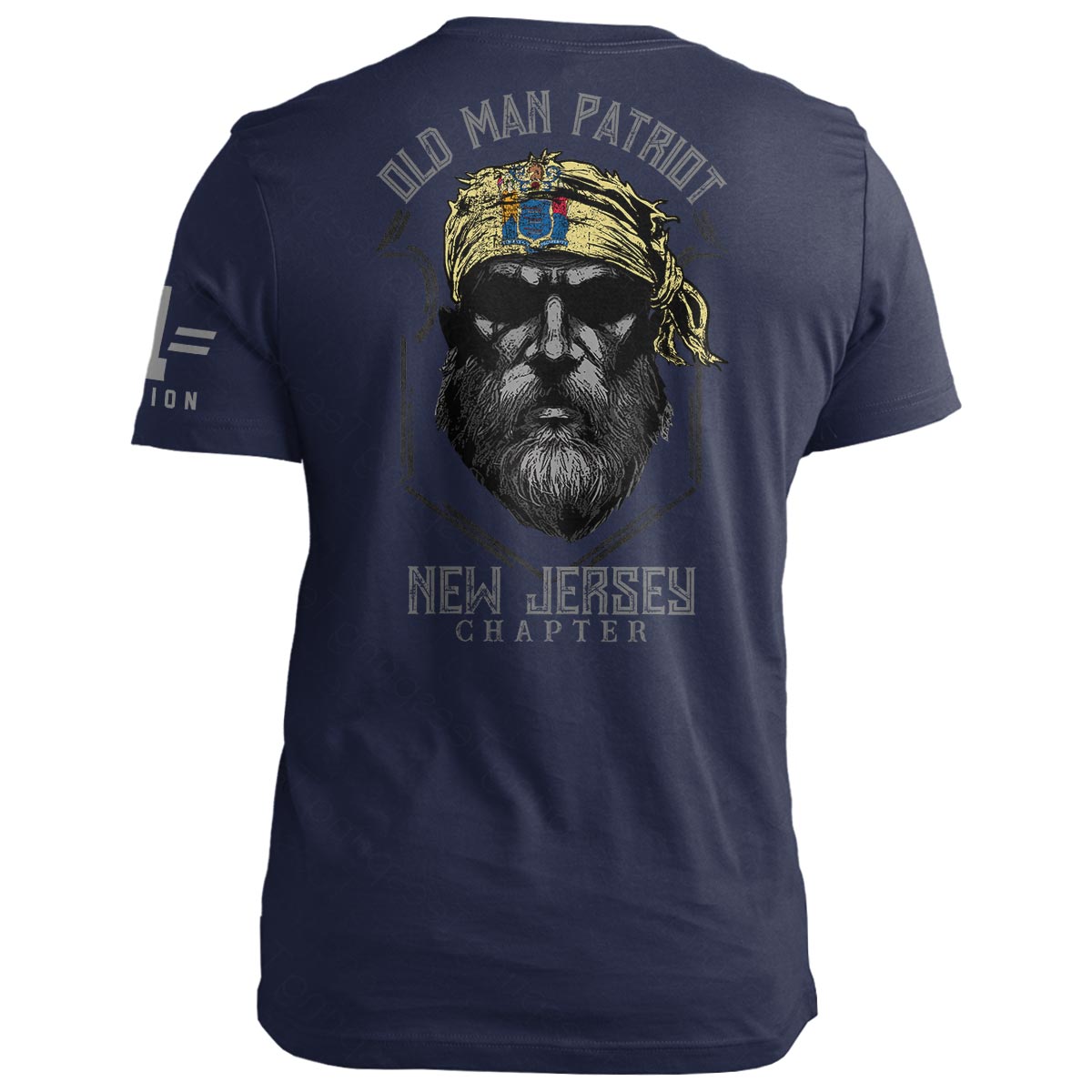 New Jersey Old Man Patriot
