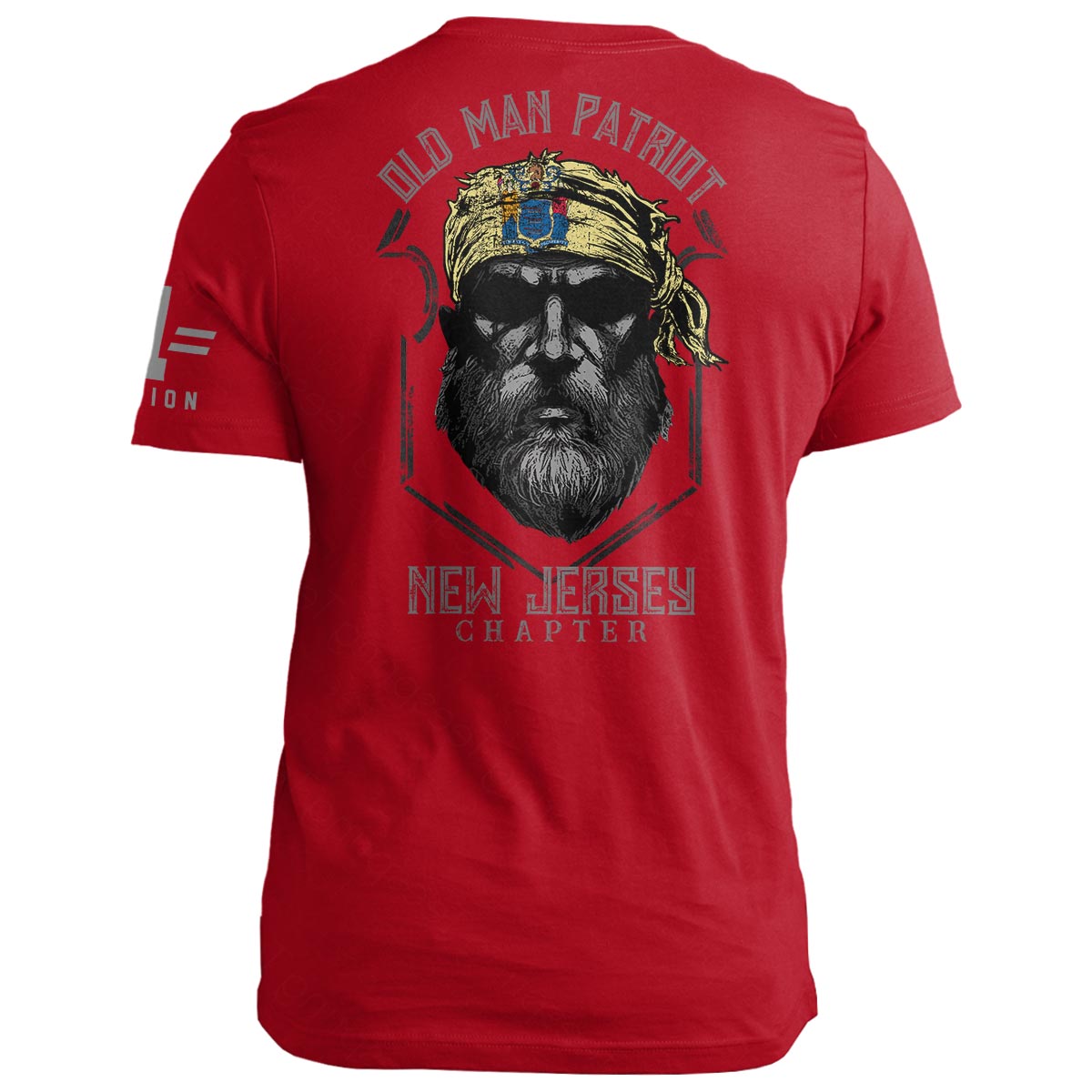 New Jersey Old Man Patriot