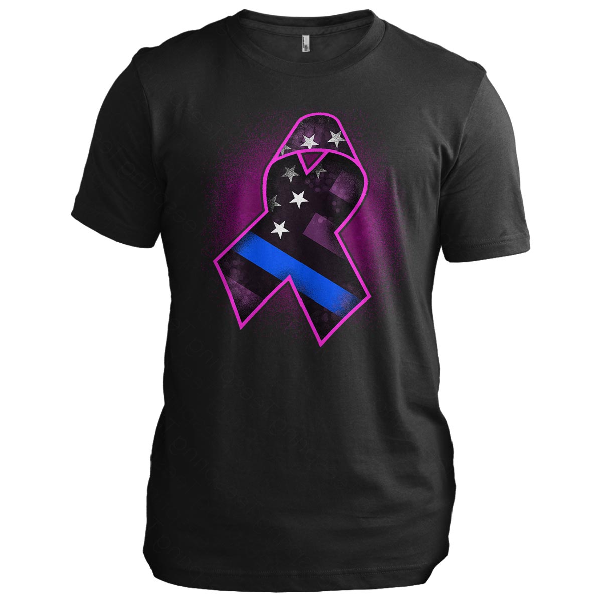 Thin Blue Line Breast Cancer Awareness