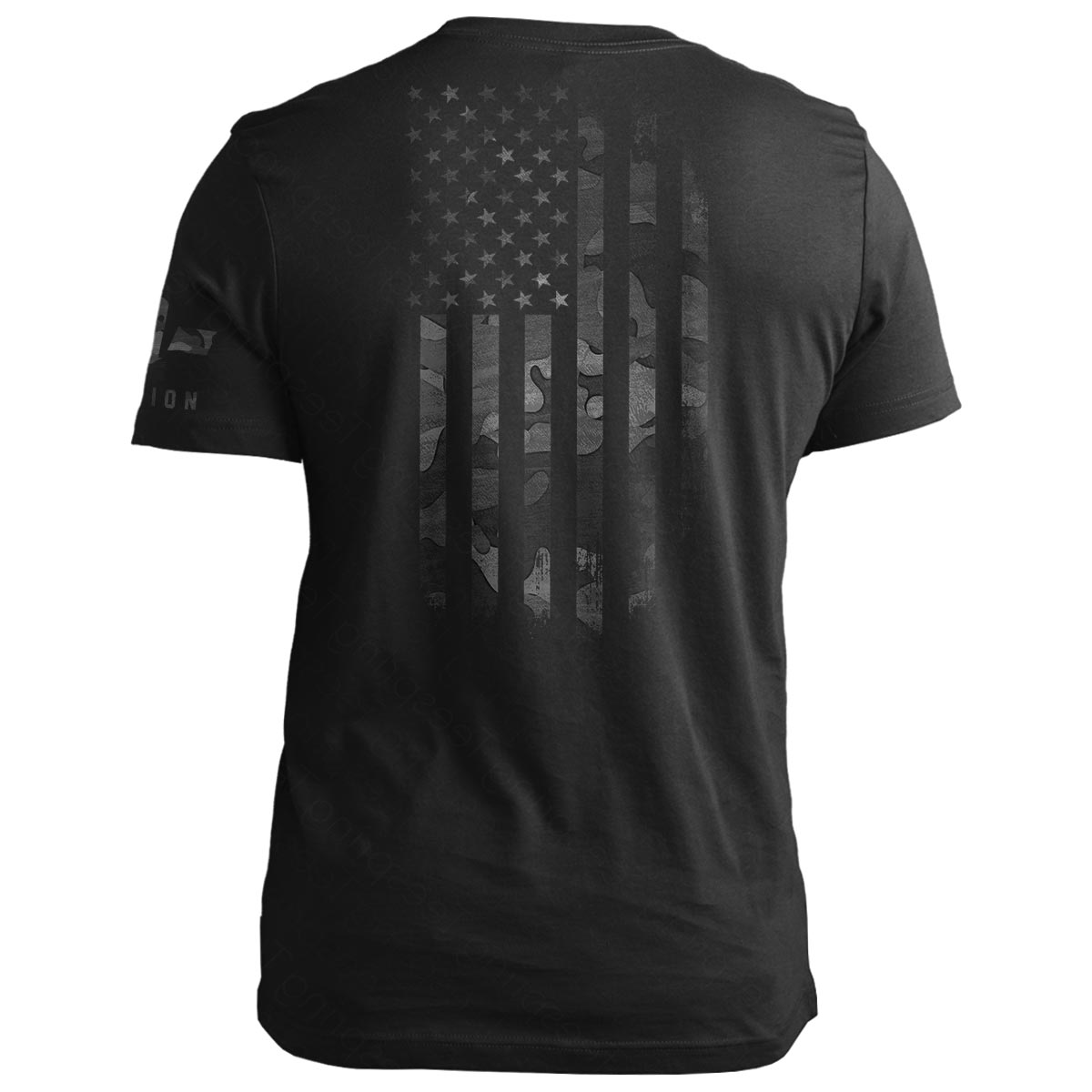 Black Camo American Flag