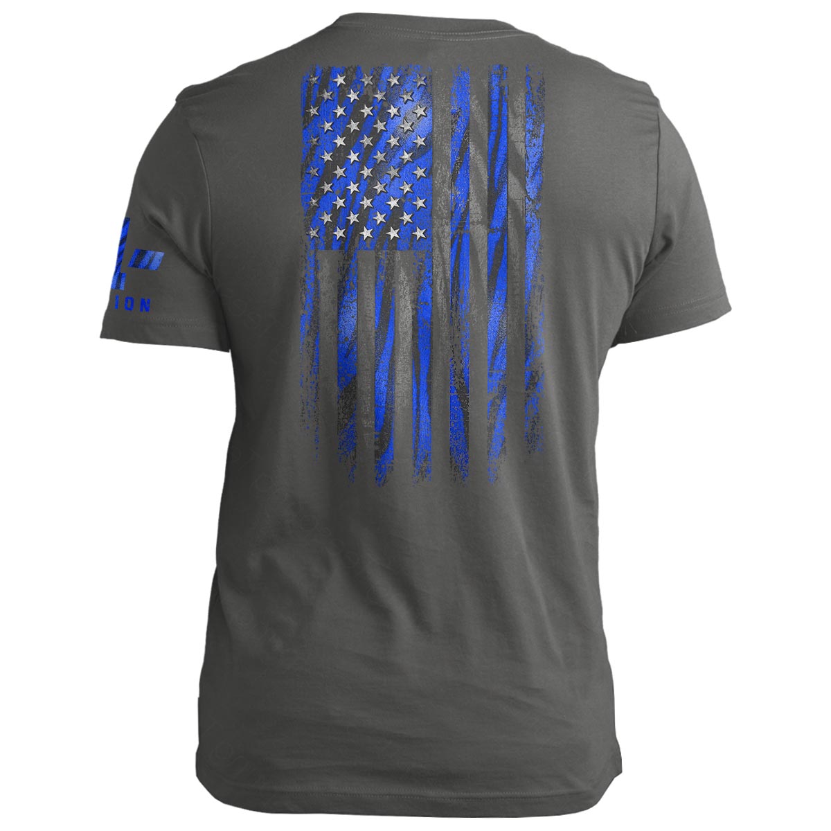 Blue Tiger American Flag