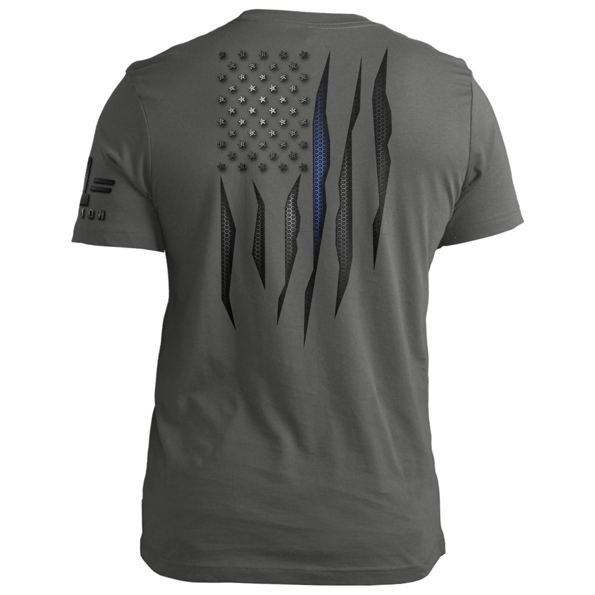 Carbon Onyx Thin Blue Line Flag