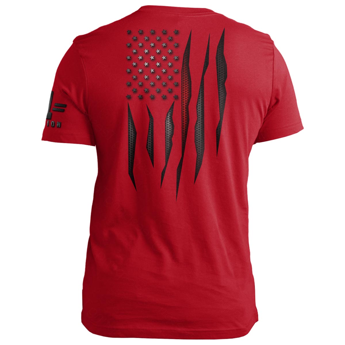 Carbon Onyx Thin Red Line Flag