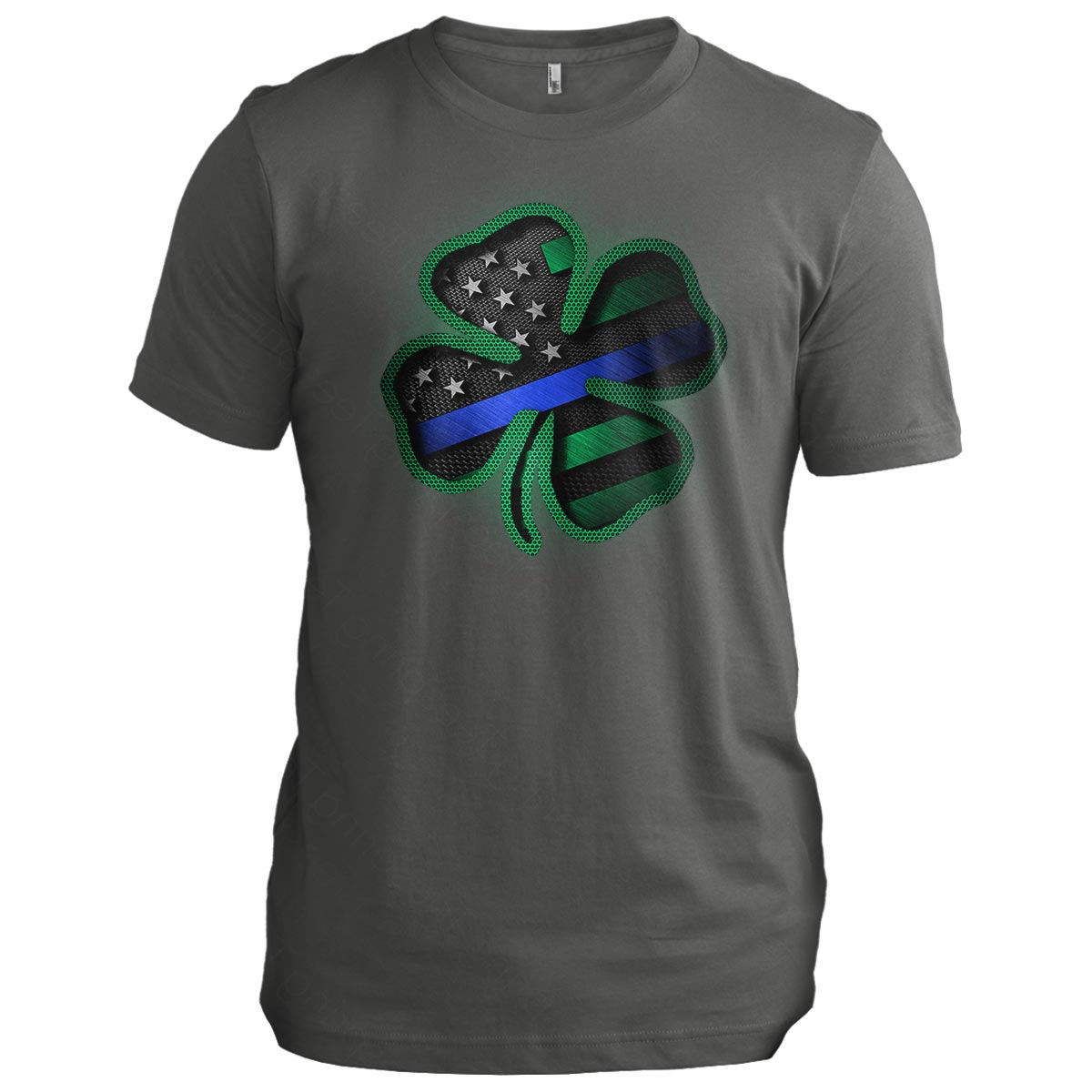 Carbon Clover Thin Blue Line