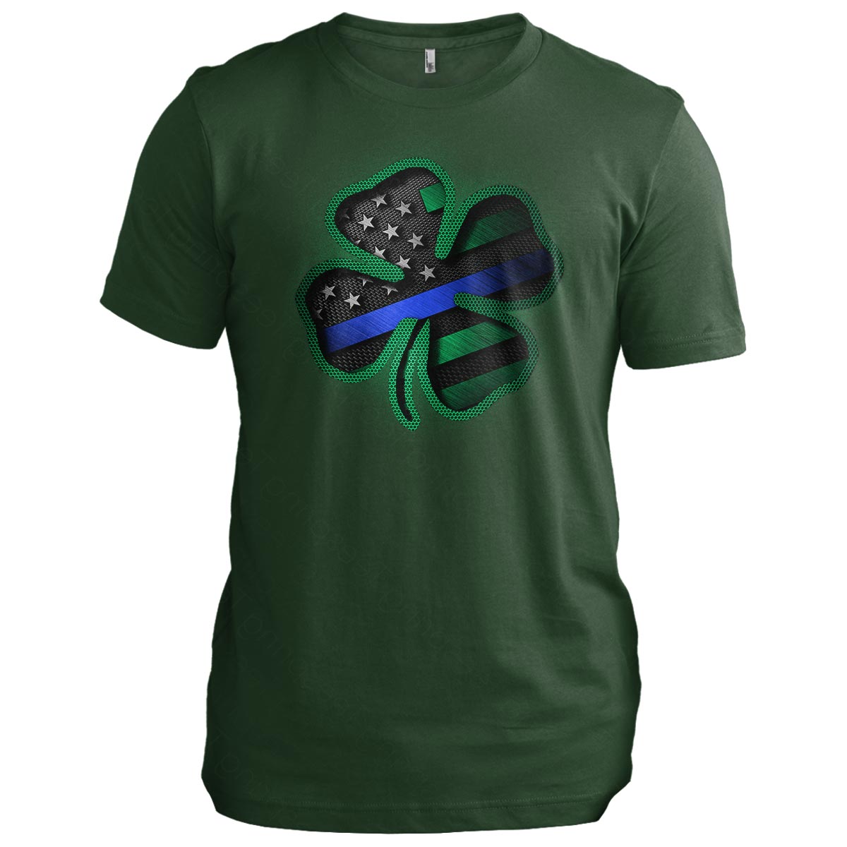 Carbon Clover Thin Blue Line