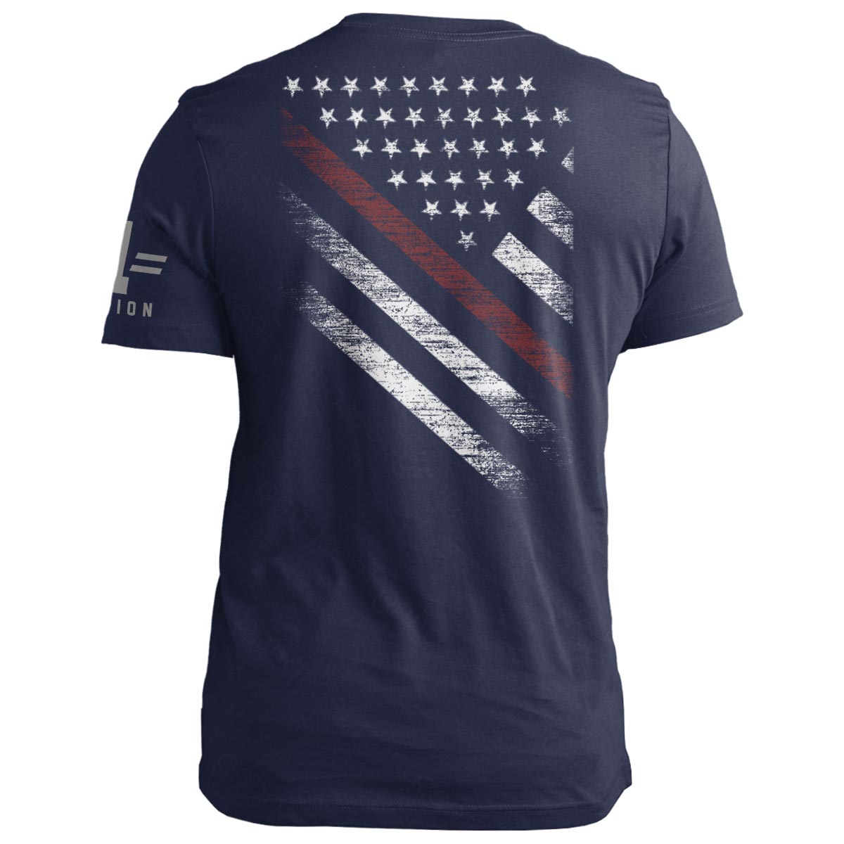 Firefighter Thin Red Line Diagonal Flag