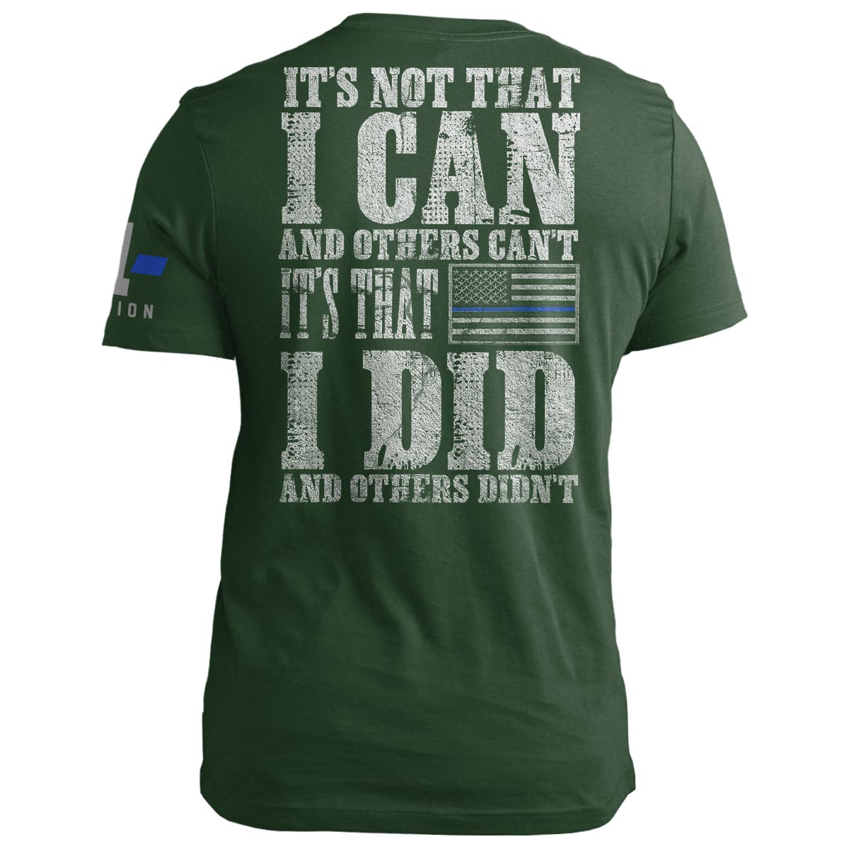 Thin Blue Line: I Can. I Did