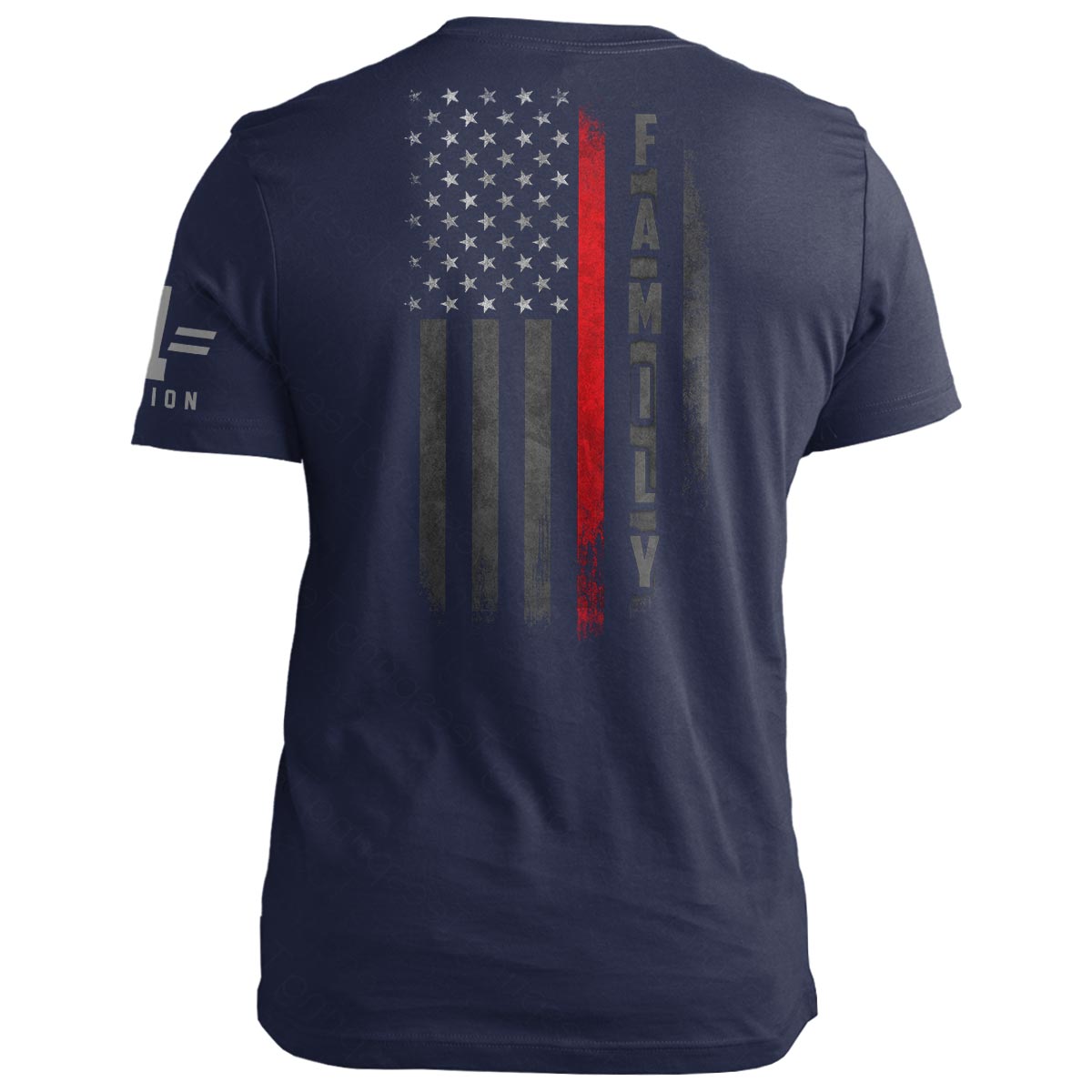 Firefighter Family American Flag