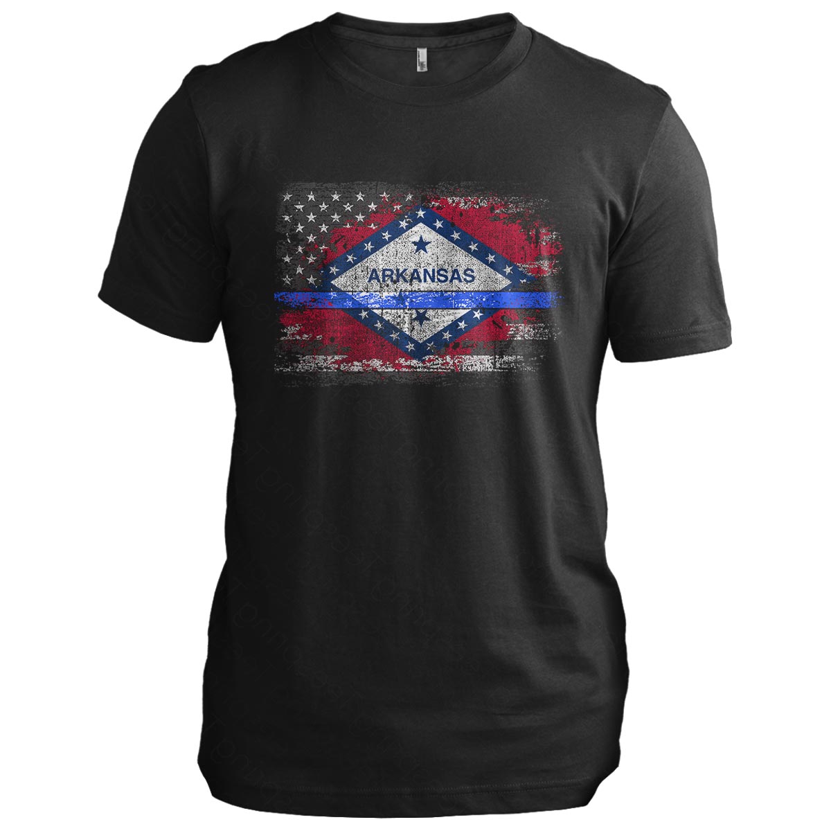 Arkansas Thin Blue Line Flag