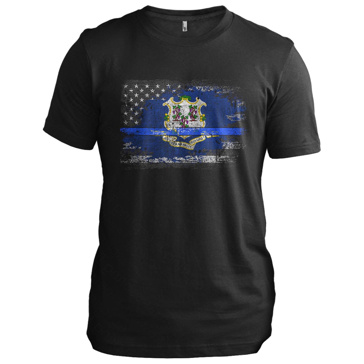 Connecticut Thin Blue Line Flag