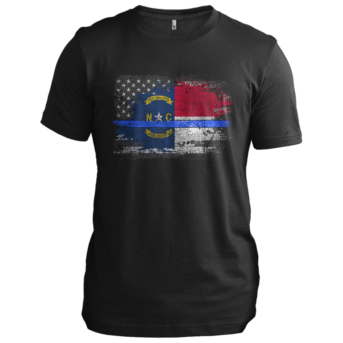 North Carolina Thin Blue Line Flag