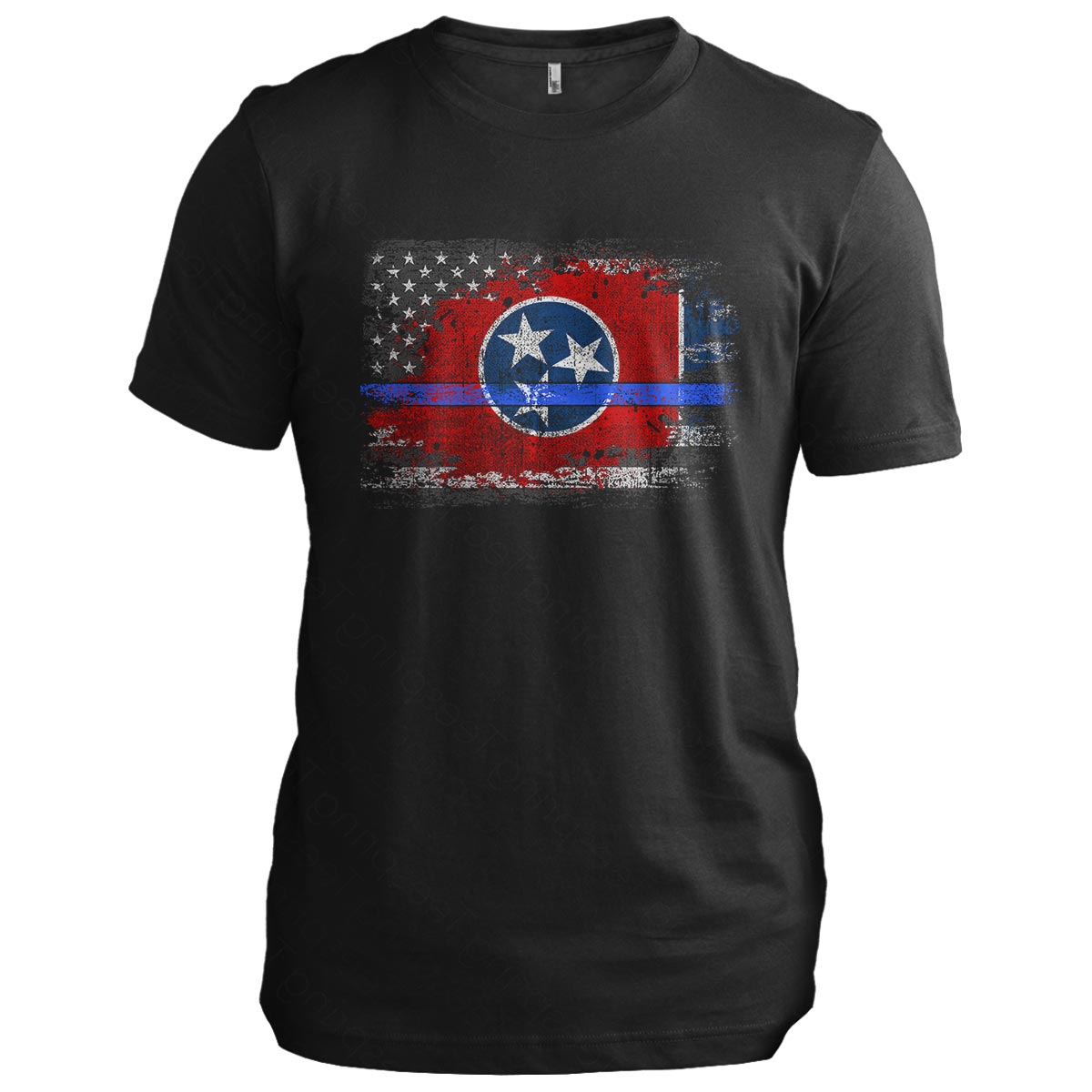 Tennessee Thin Blue Line Flag