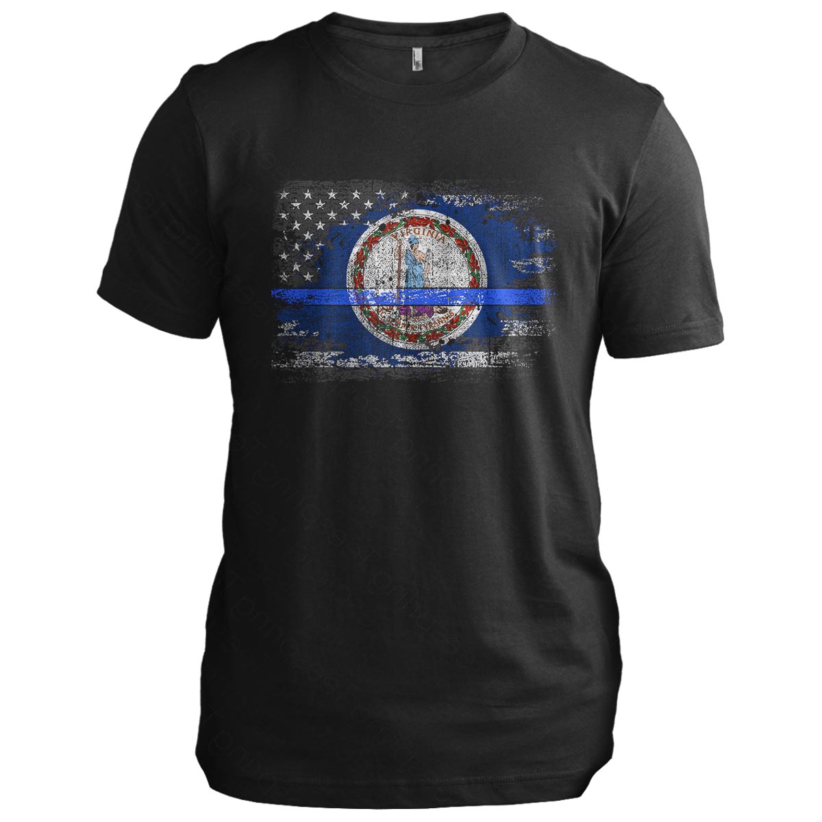 Virginia Thin Blue Line Flag