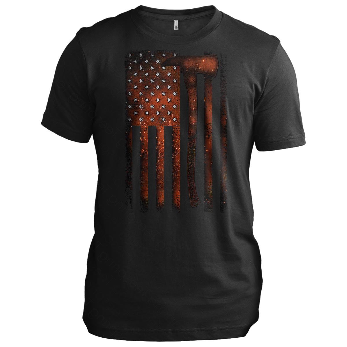 Firefighter Flame Flag