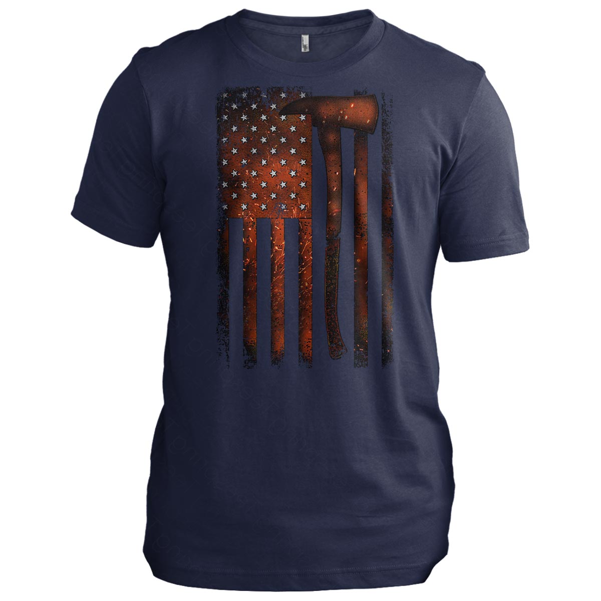 Firefighter Flame Flag