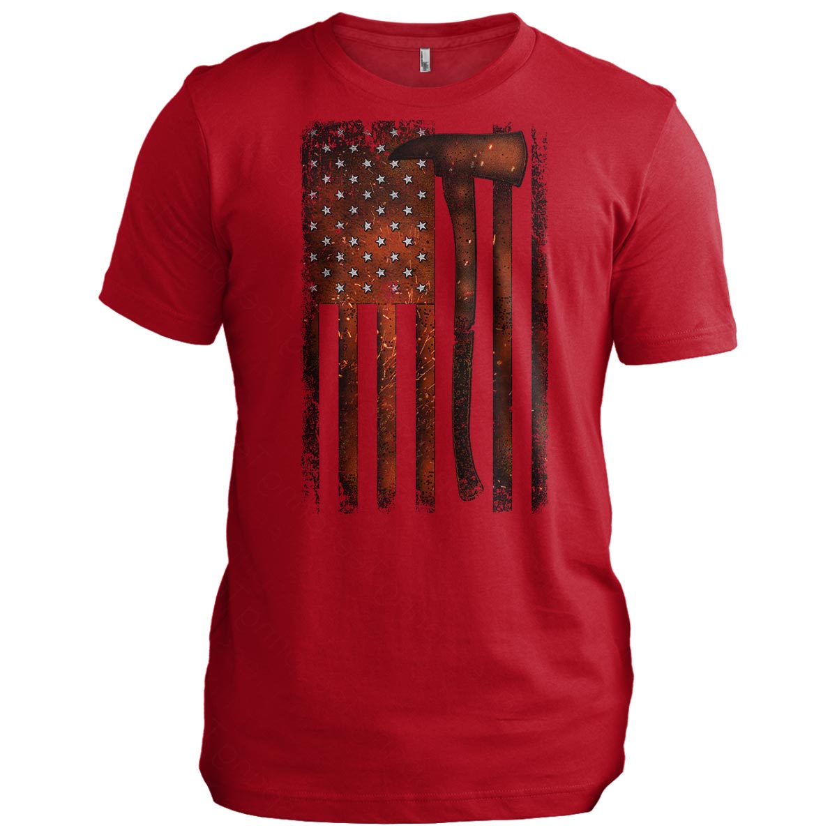 Firefighter Flame Flag