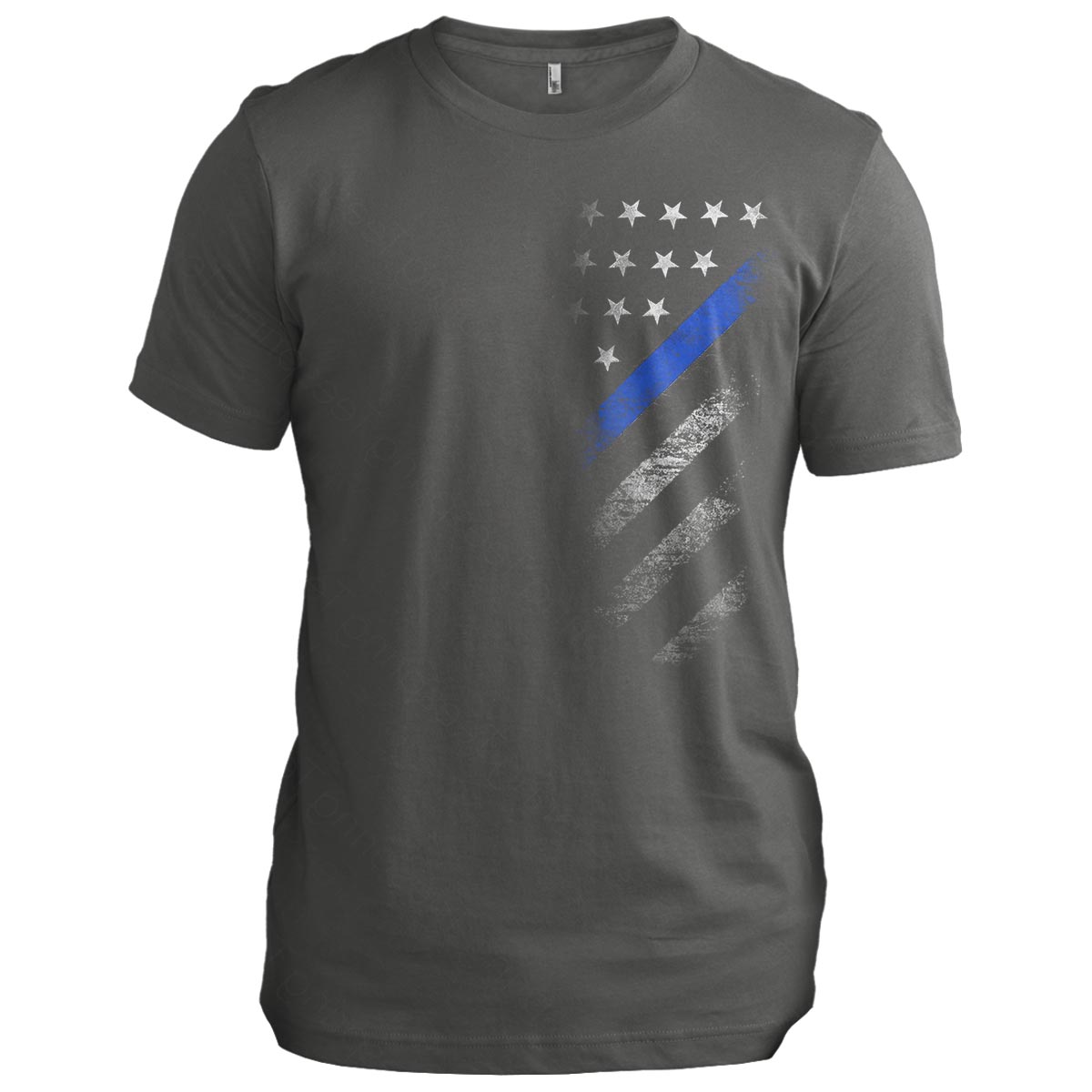 Thin Blue Line Half Flag
