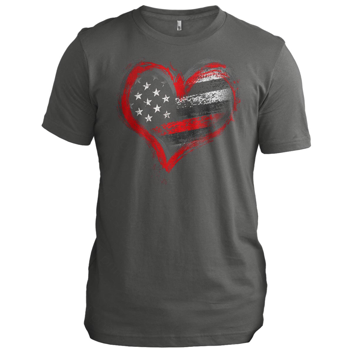 Thin Red Line Heart