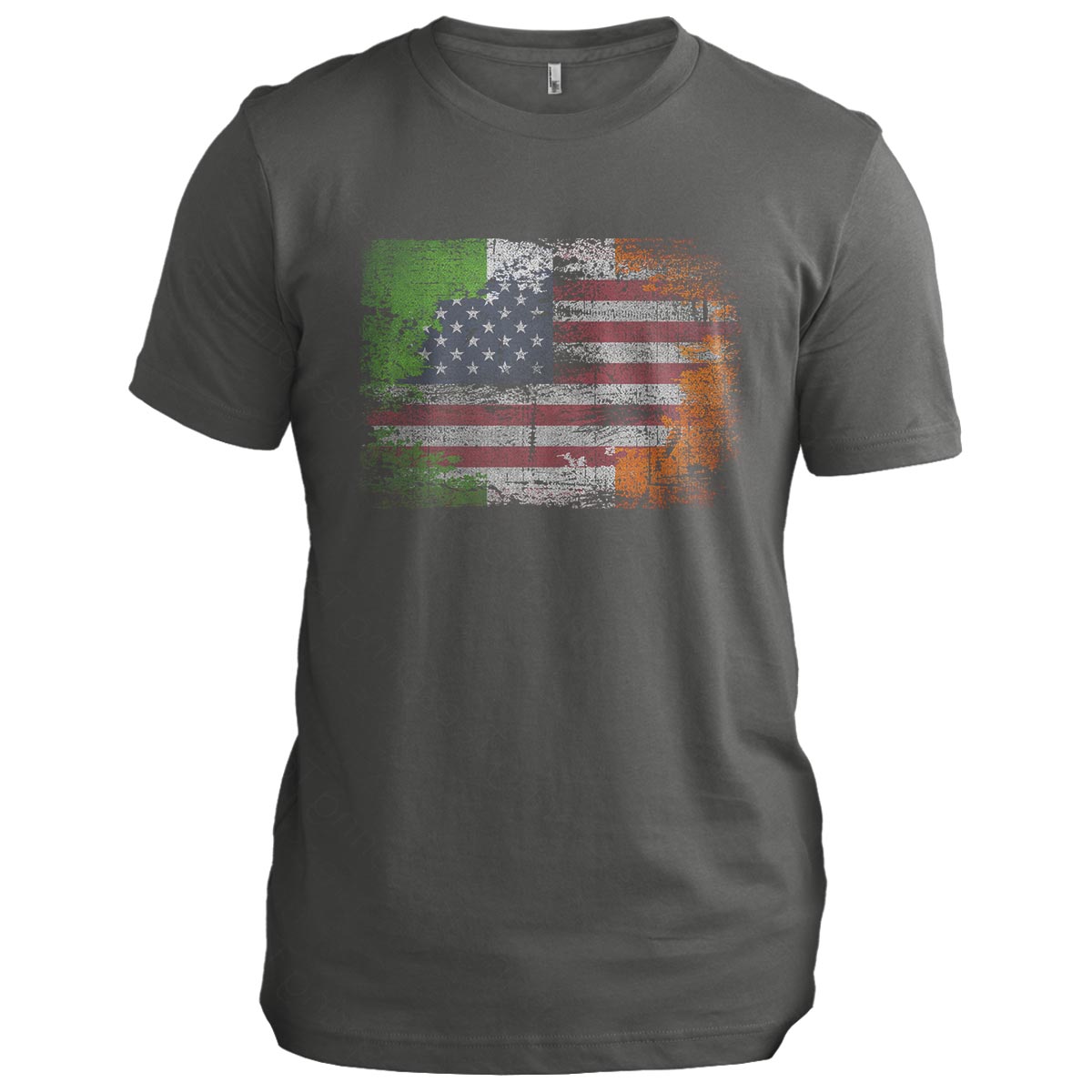 Irish American Distressed Flag