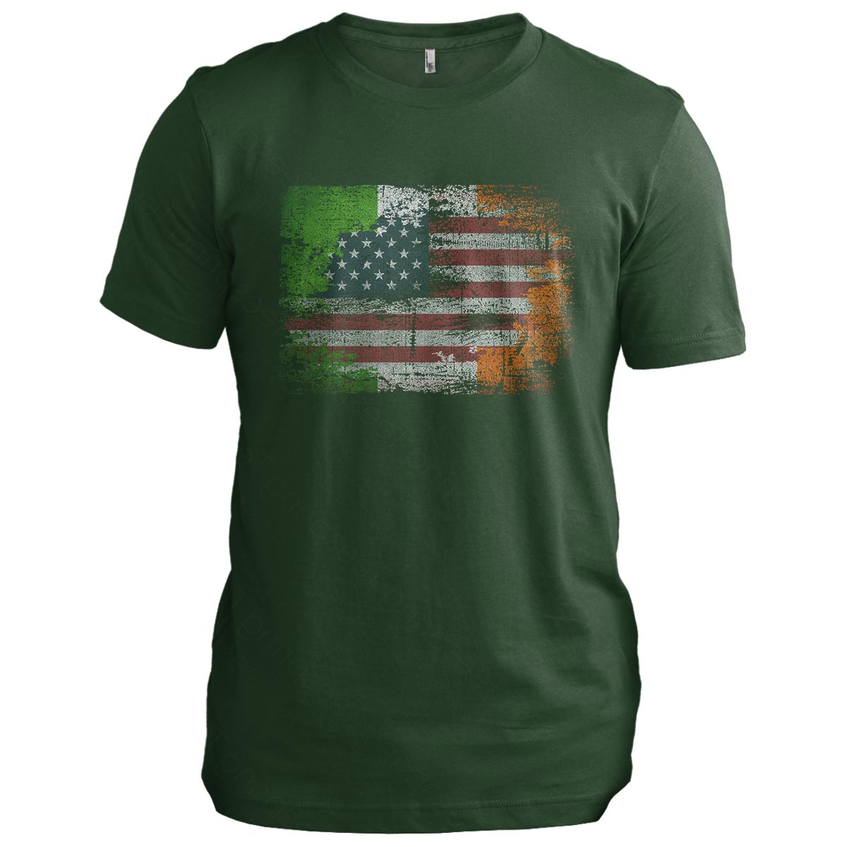 Irish American Distressed Flag