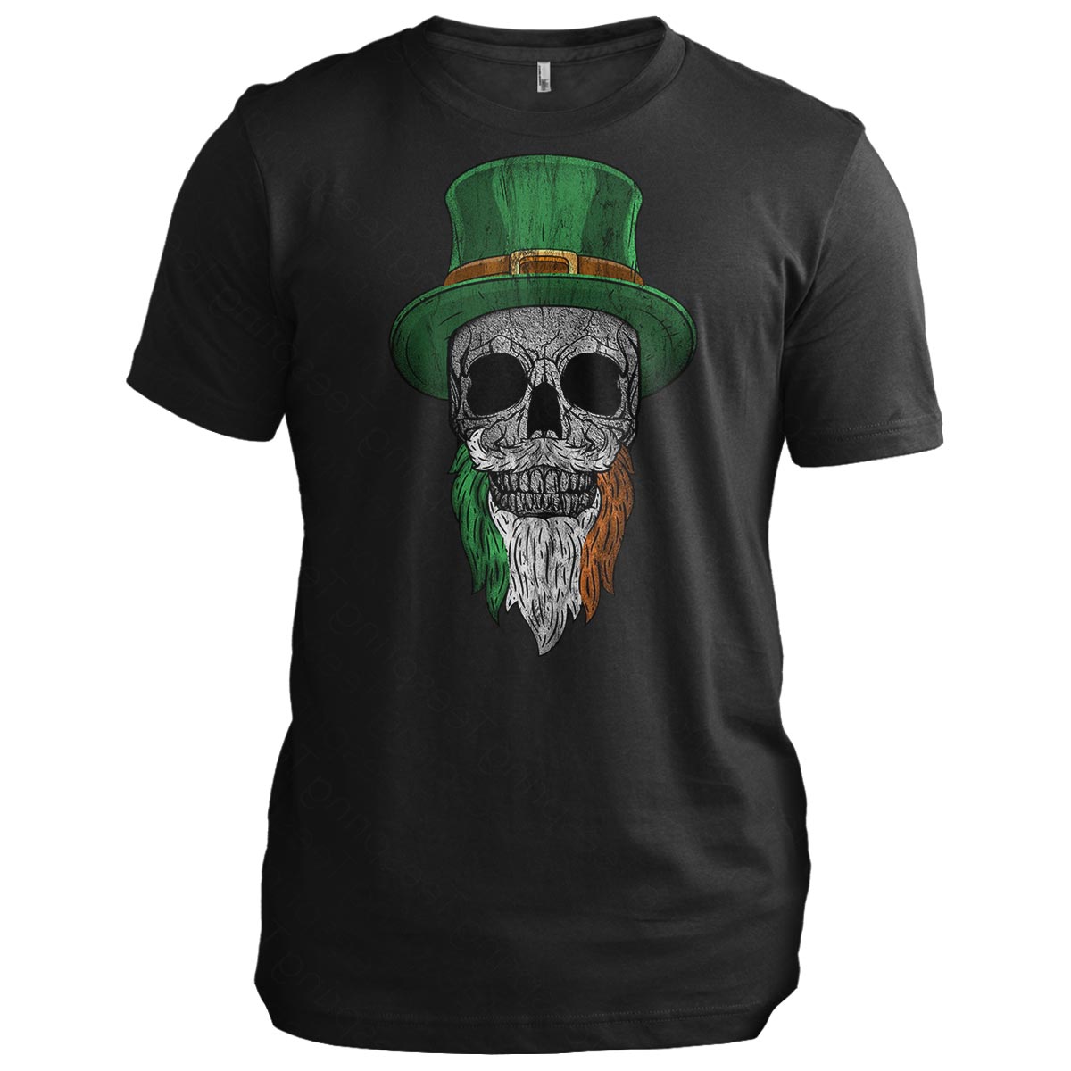Leprechaun Irish Beard Skull