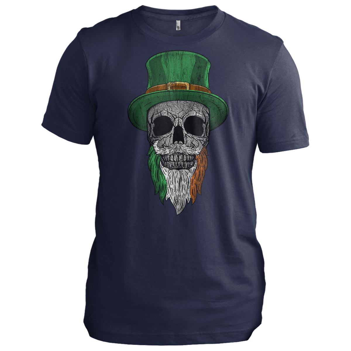 Leprechaun Irish Beard Skull